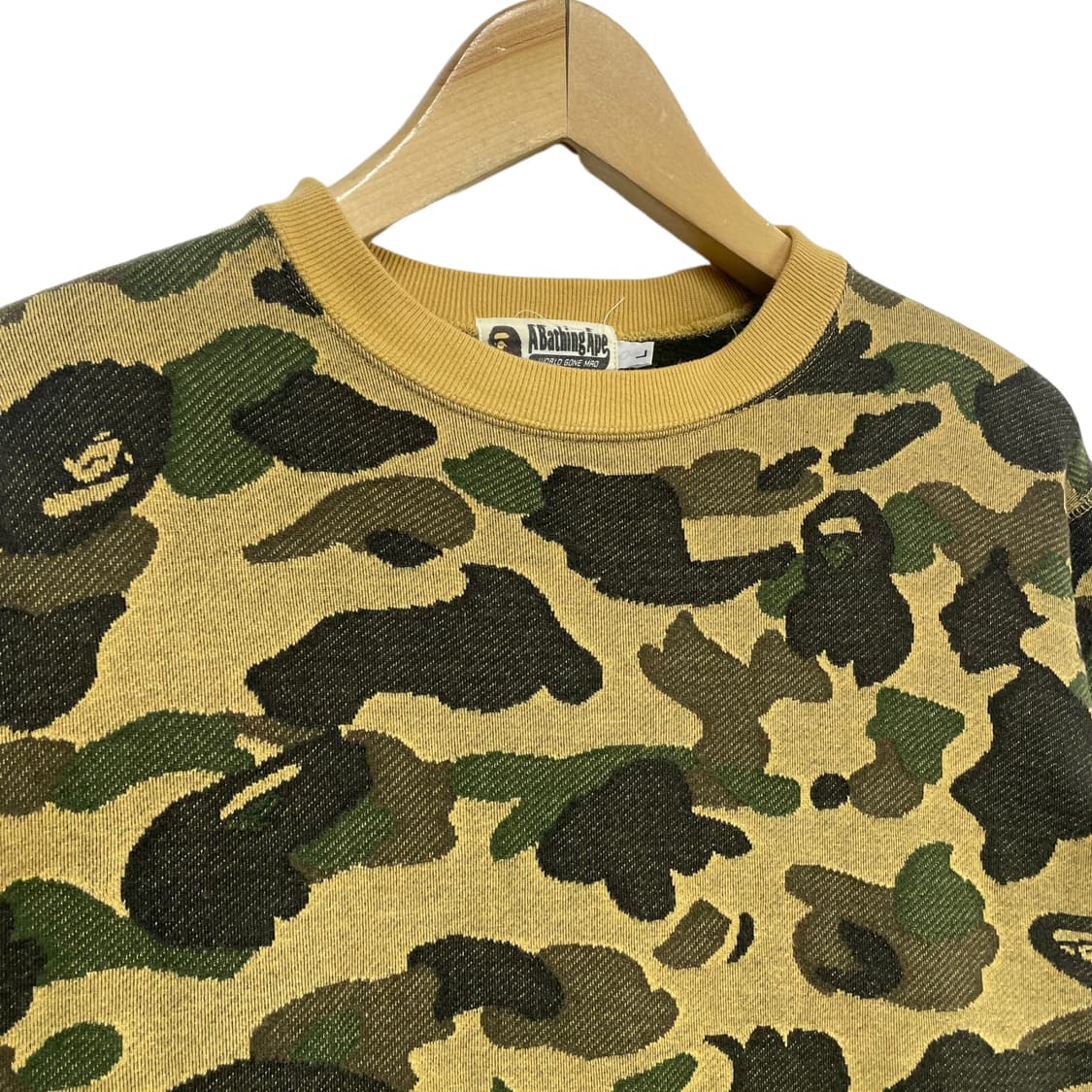 베이프 1st 황계 카모 맨투맨 상품이미지2