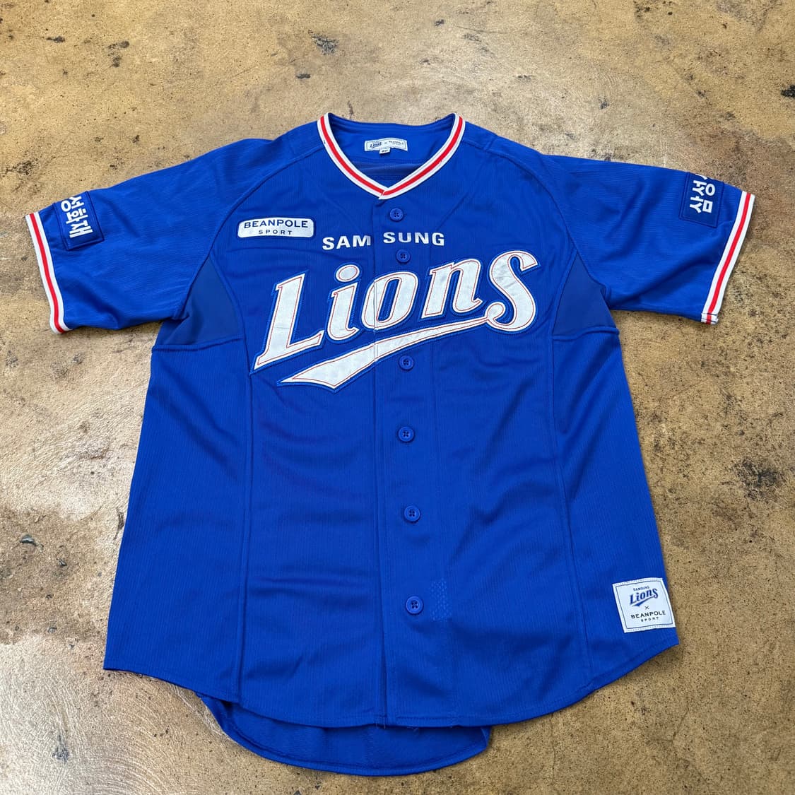 [90] 빈폴 삼성 라이온즈 야구 유니폼 블루 러프 마킹 b16 상품이미지2