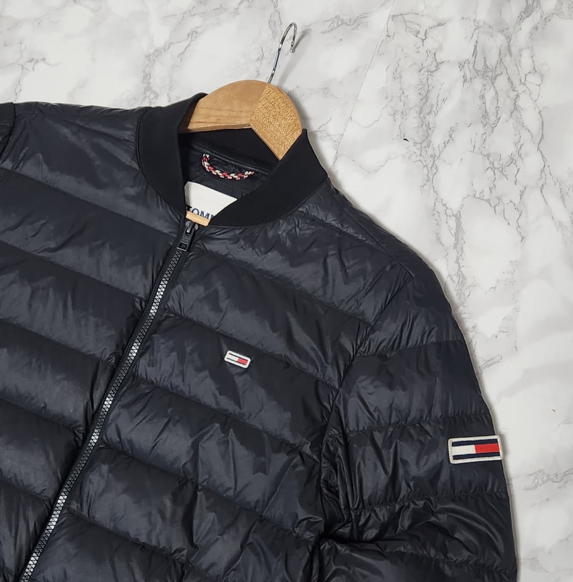 타미힐피거 경량 패딩 블랙 자켓 상품이미지1