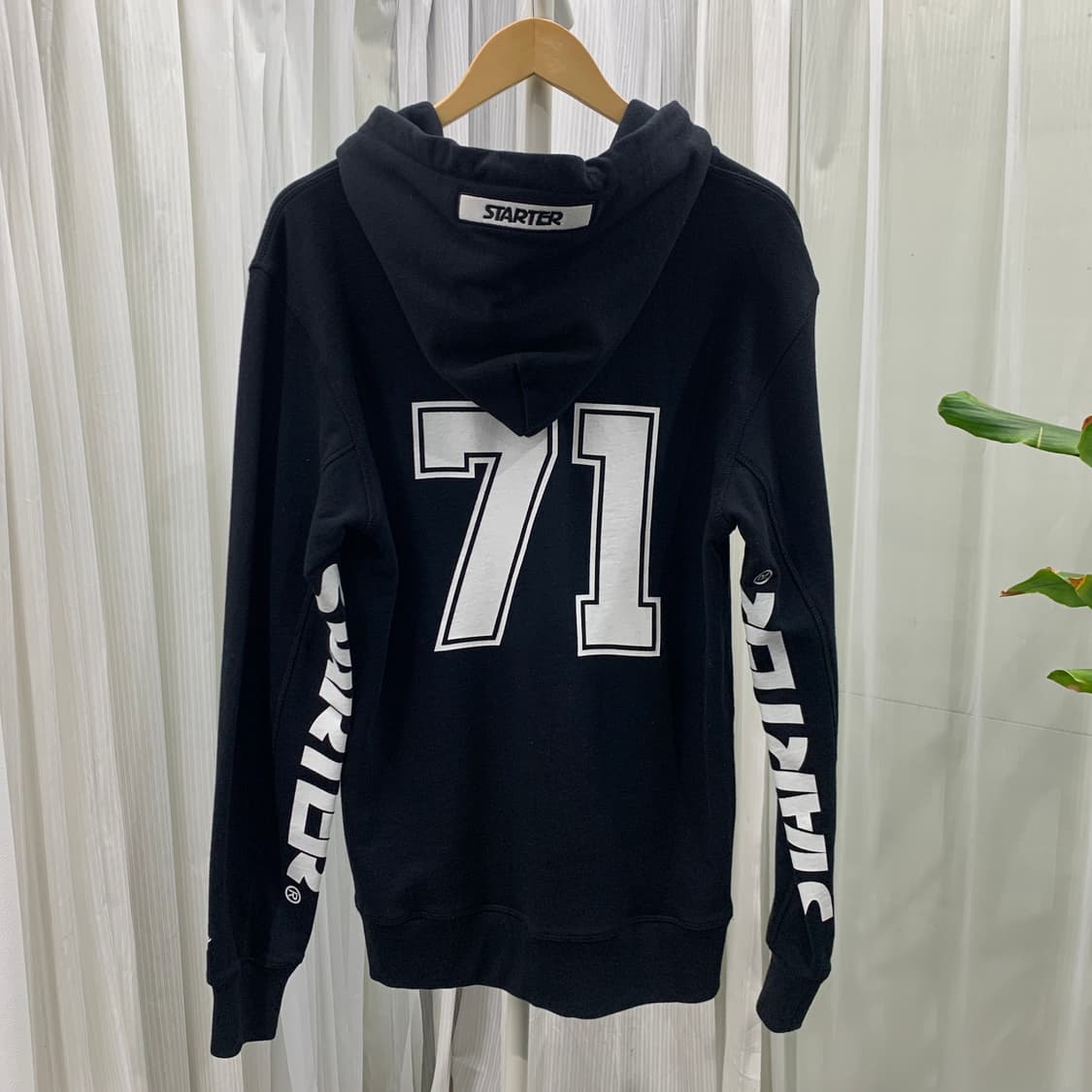 스타터 STARTER 화이트 로고 후드집업 1884 상품이미지2