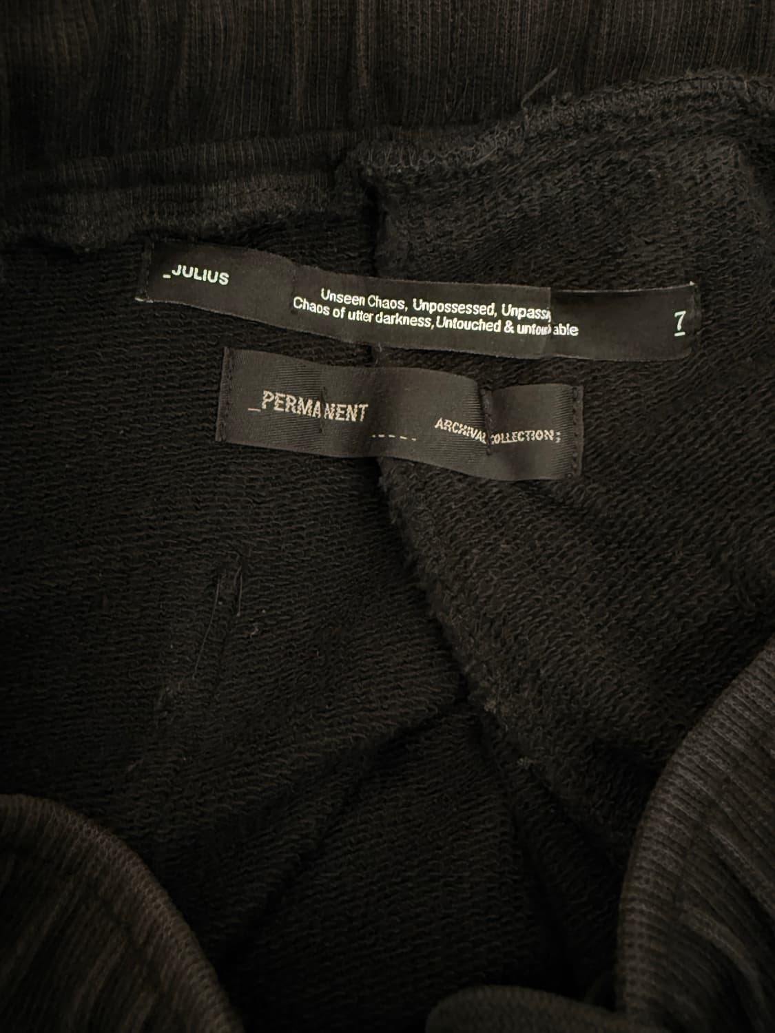 Julius / 래핑 조거 스커트 팬츠 / M 상품이미지5