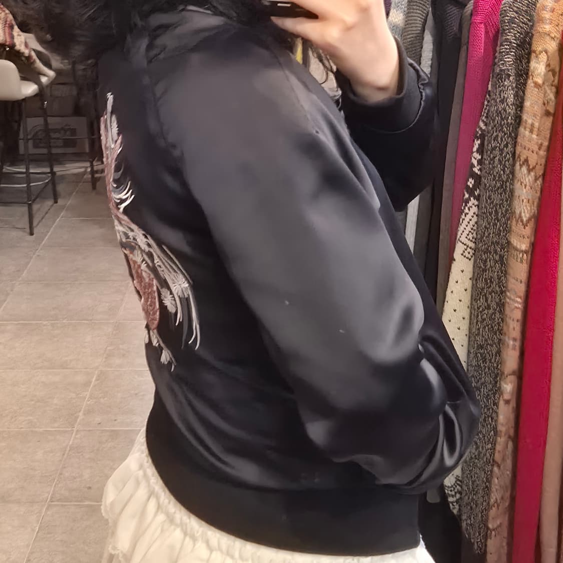 [NO.9] 붉은잉어 백프린트 스카쟌 상품이미지3