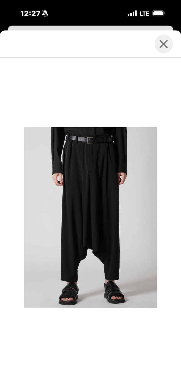 Yhoji Yamamoto pour homme 턱시도 사루엘 팬츠 상품이미지4