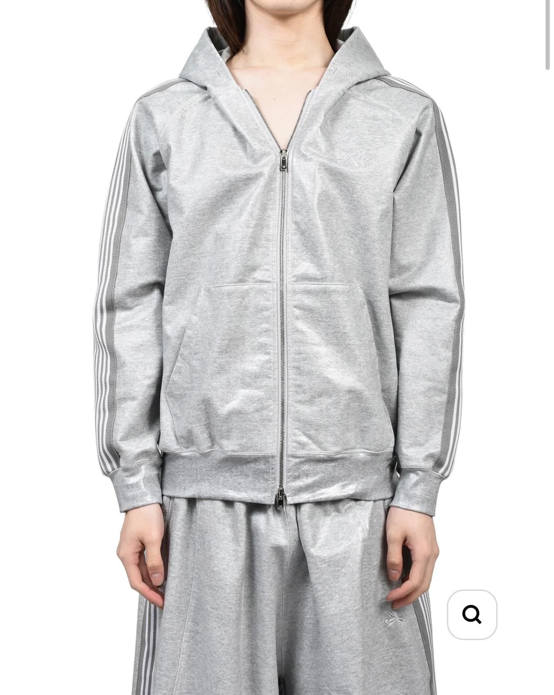 니들스 누비안 별주 트랙 자켓 한정판 후드 집업 상품이미지6