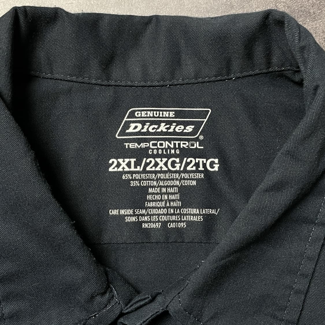 DICKIES 디키즈 빈티지 네이비 플랩포켓 워크 셔츠 A01070 상품이미지9