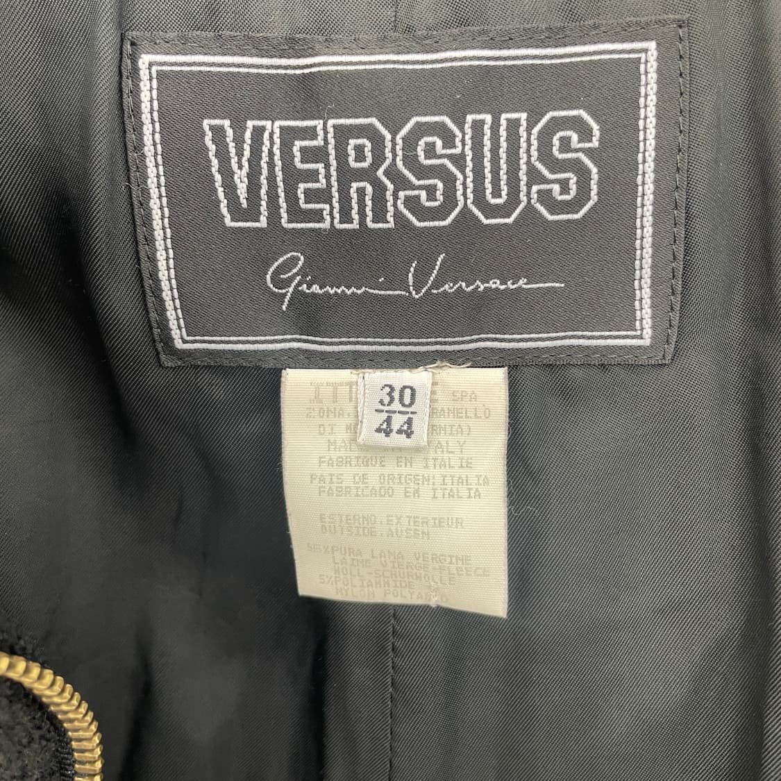 베르사체 울 집업 트위드 자켓 상품이미지6