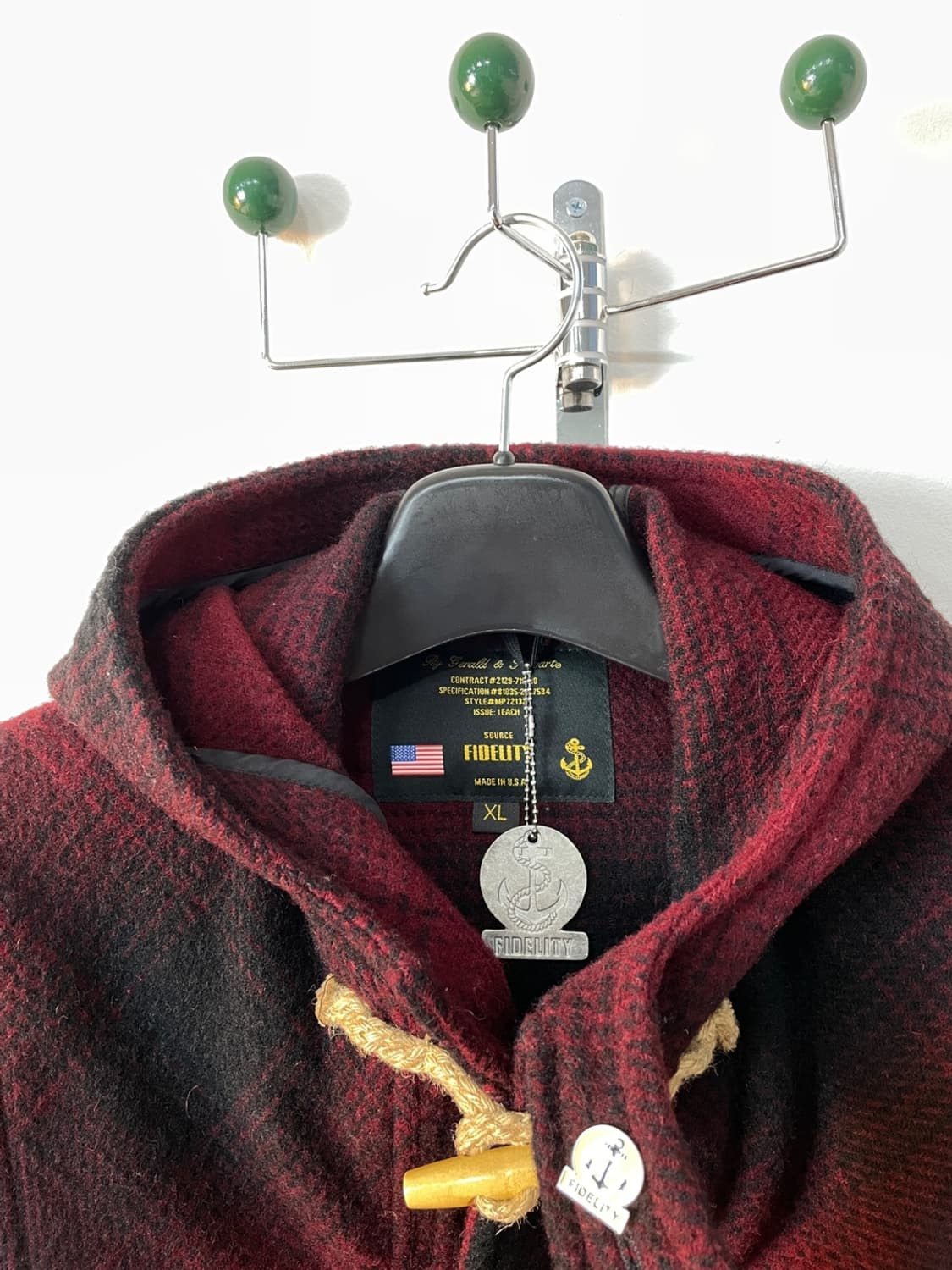 피델리티 체크 더플 코트 상품이미지4