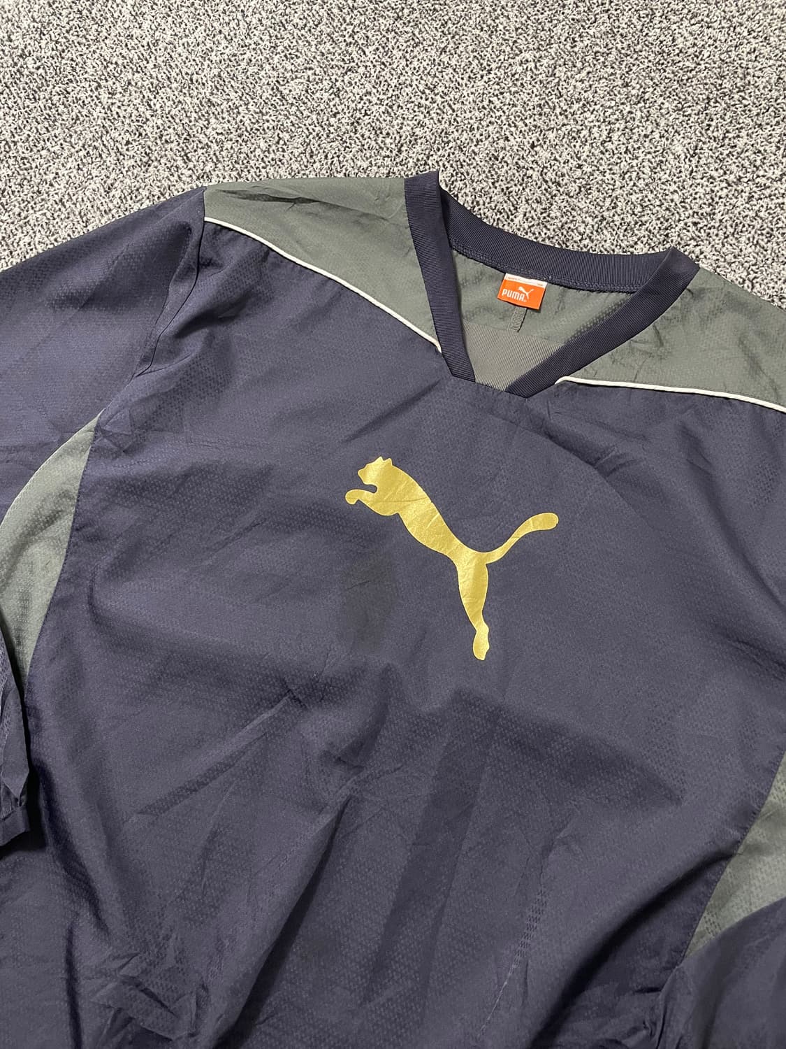 빈티지9. 푸마 올드스쿨 바람막이 윈드브레이커 상의 롱슬리브 배색 상품이미지2