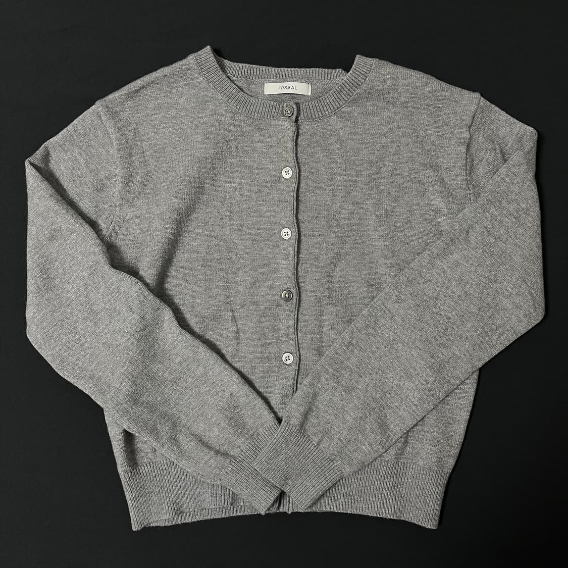 앤티즈 너드 소프트 회색 가디건 그레이 상품이미지2