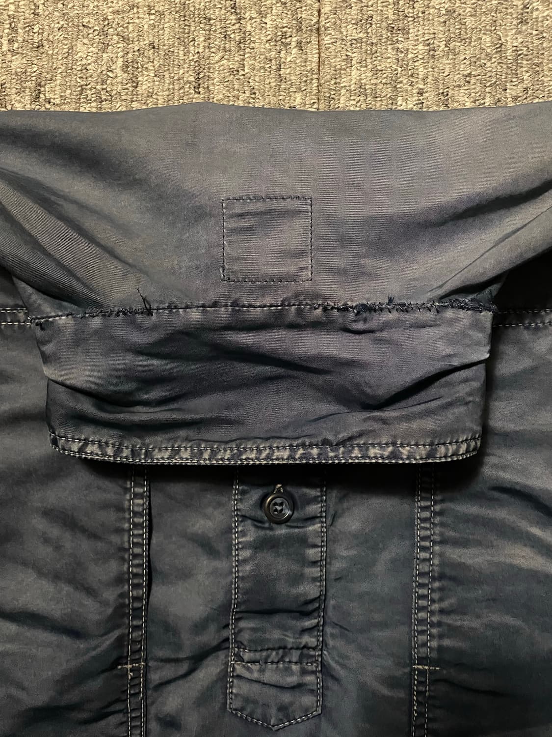 포터클래식 슈퍼 나일론 셔츠 네이비 [M/105] 상품이미지5