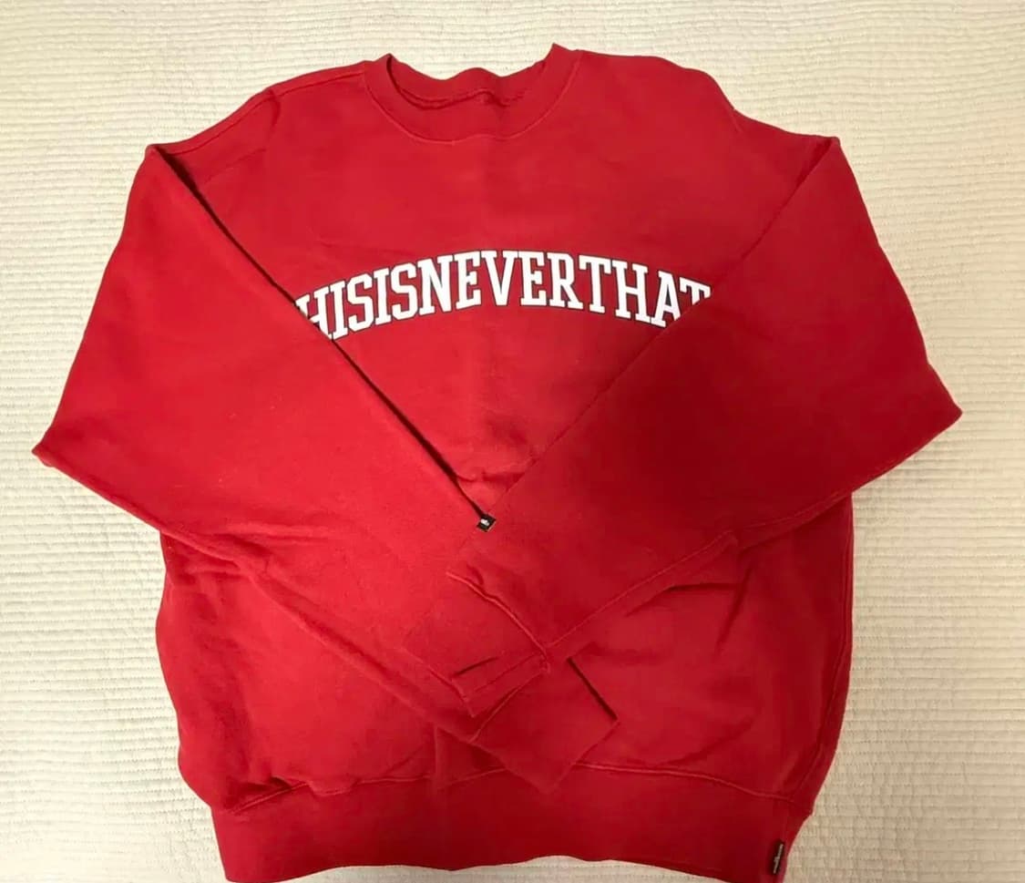 디스이즈네버댓 아치로고 맨투맨 S 상품이미지1