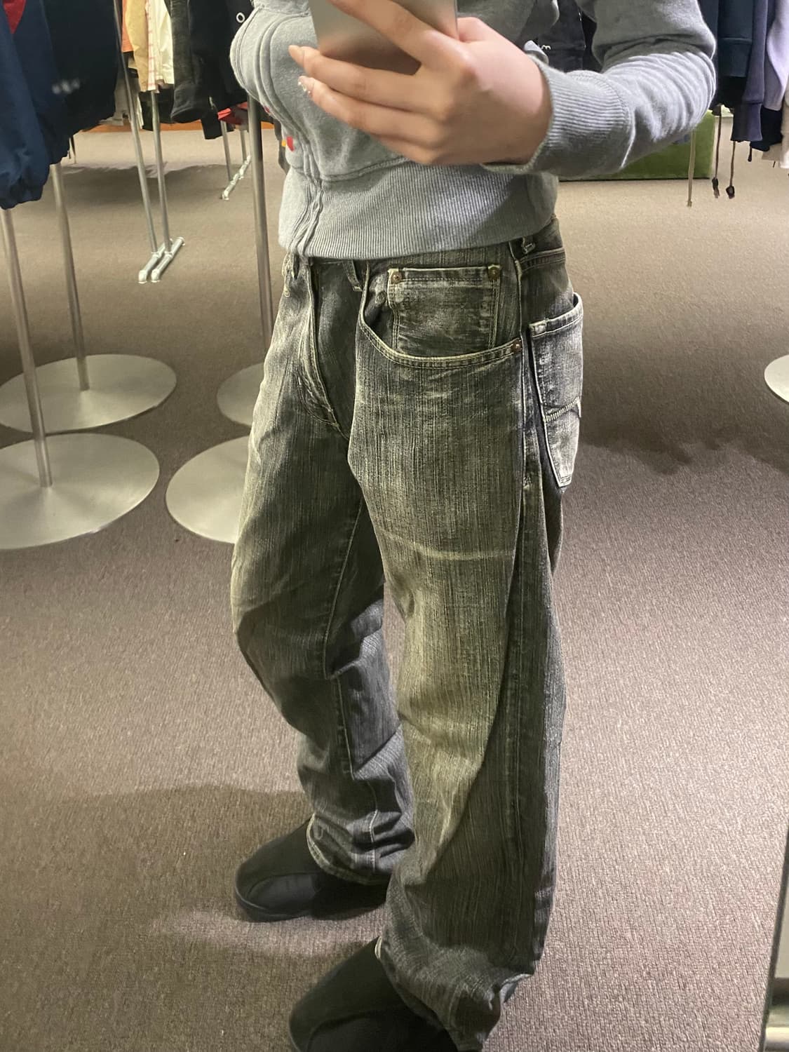 29)GUESS 게스 워싱 스트레이트 데님팬츠 상품이미지3