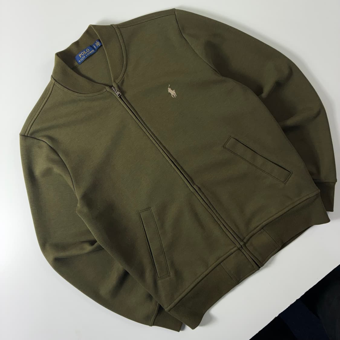 Polo  폴로 랄프로렌  자수 카키 져지 집업  상품이미지2