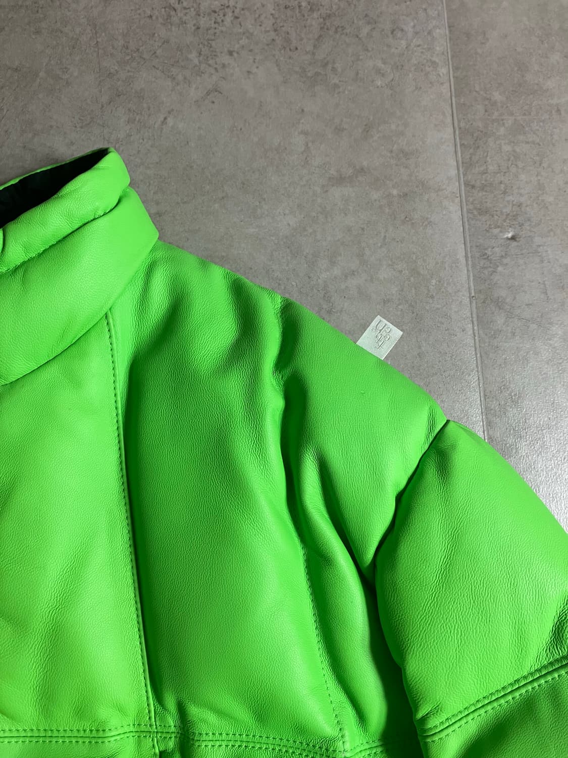 Fetch 패치 레더 폴리쉬 구스 챌린저 자켓 상품이미지3