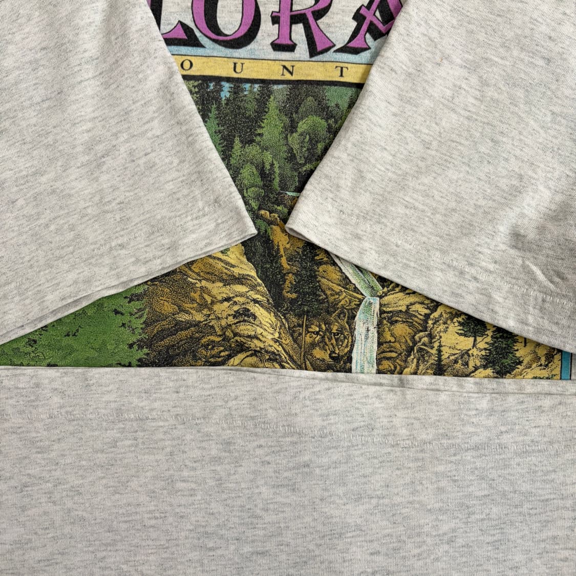 90s USA Colorado 빈티지 싱글스티치 반팔티 XL 상품이미지7