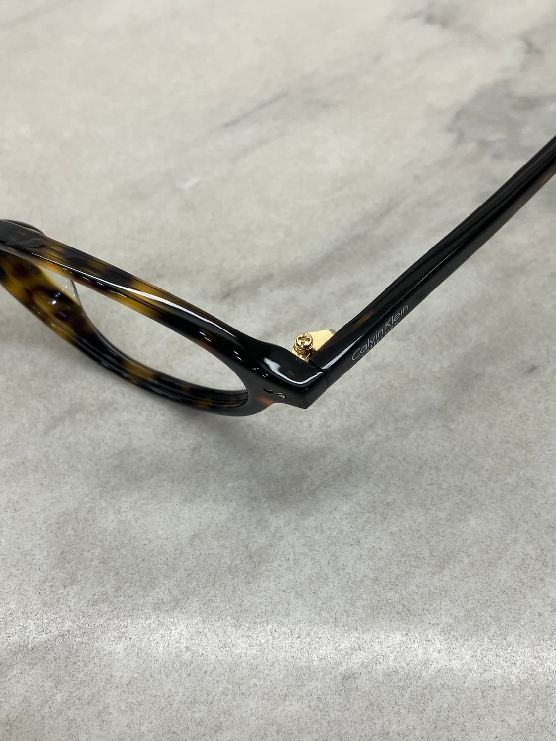 캘빈 클라인 CK 레오파드 오벌 뿔테 안경 상품이미지2