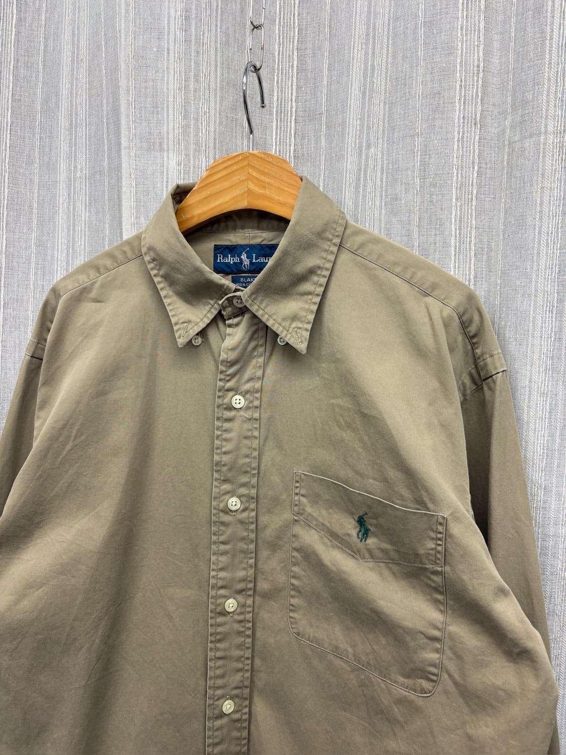 Polo 폴로 랄프로렌 솔리드 코튼 포켓 셔츠 Polo Ralph Lau 상품이미지6