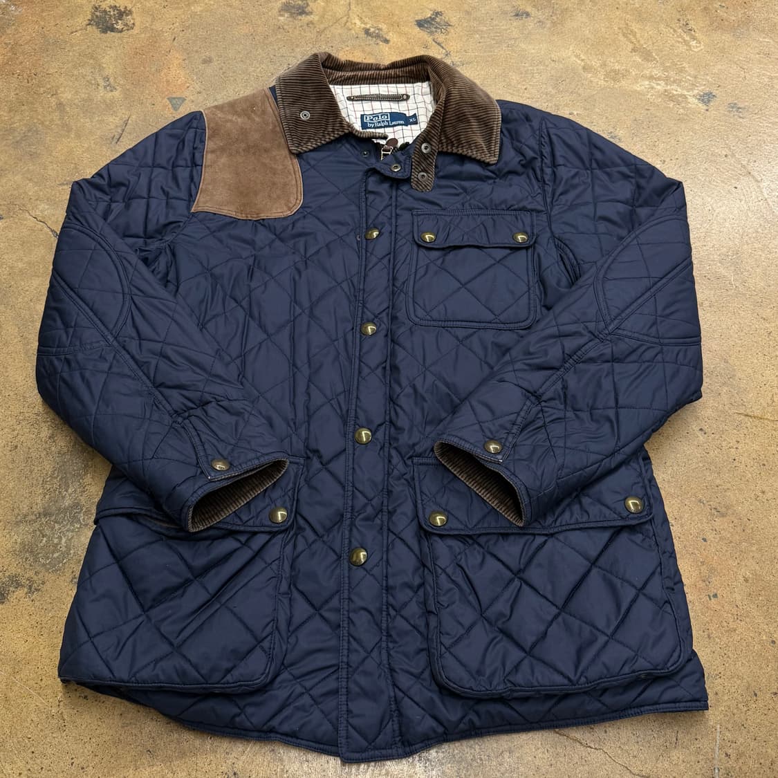 [정품/XL] 폴로 랄프로렌 네이비 퀼팅 자켓 b15 상품이미지2