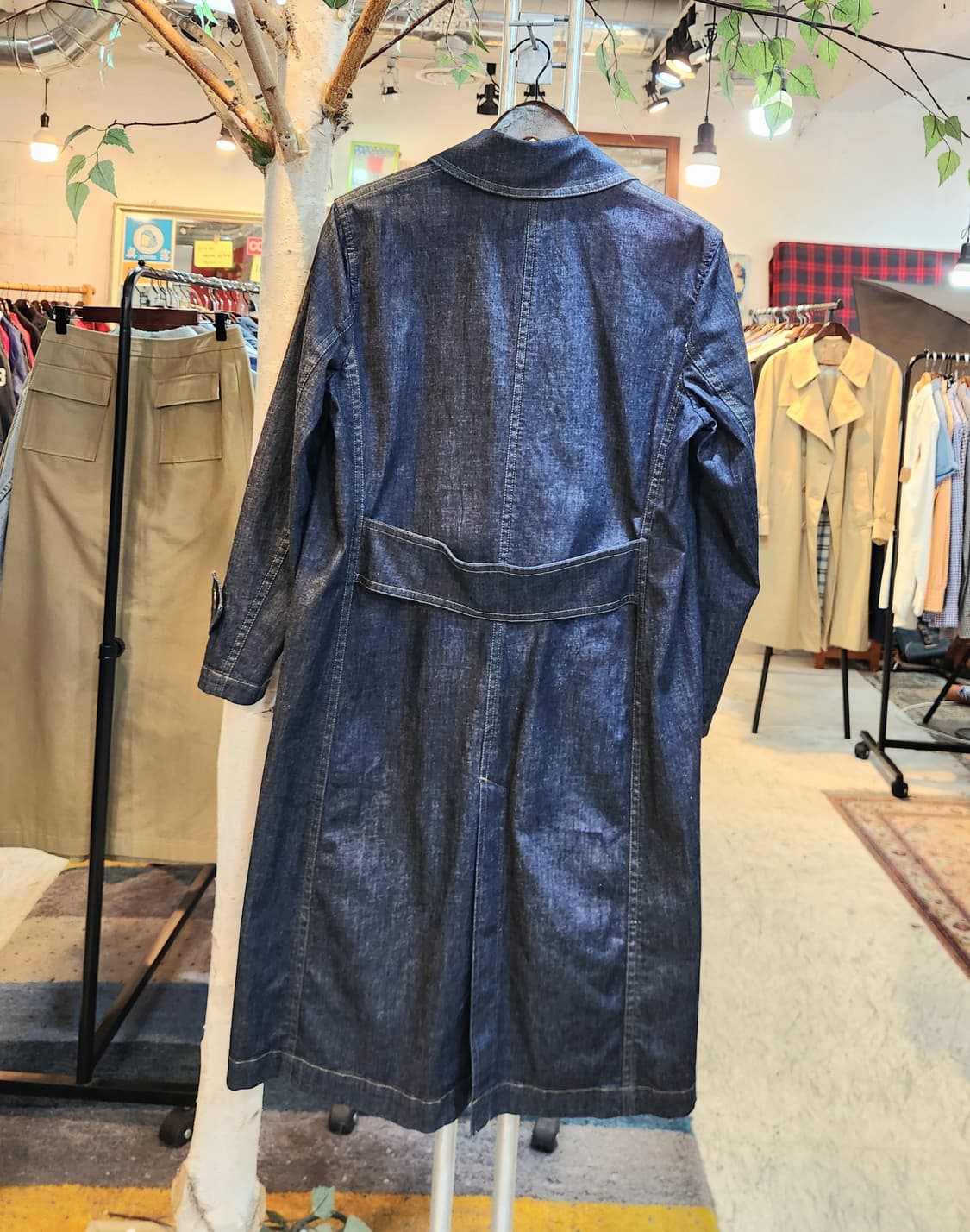 일본판 23ku 데님 코트(코튼 +리넨 블렌드) 상품이미지5