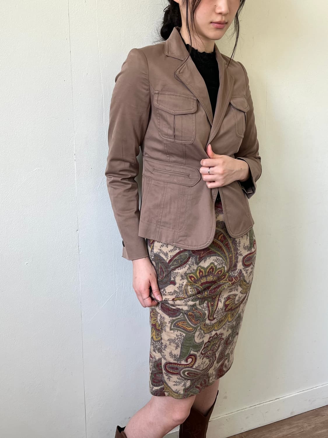 MAYSON GREY 애쉬브라운 자켓 상품이미지4