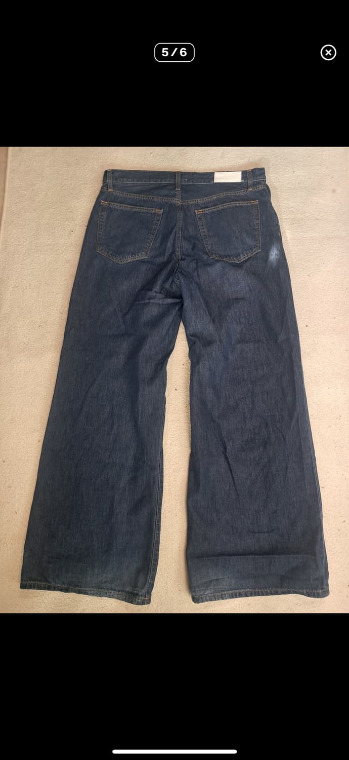 리던 와이드핏 데님팬츠 상품이미지3