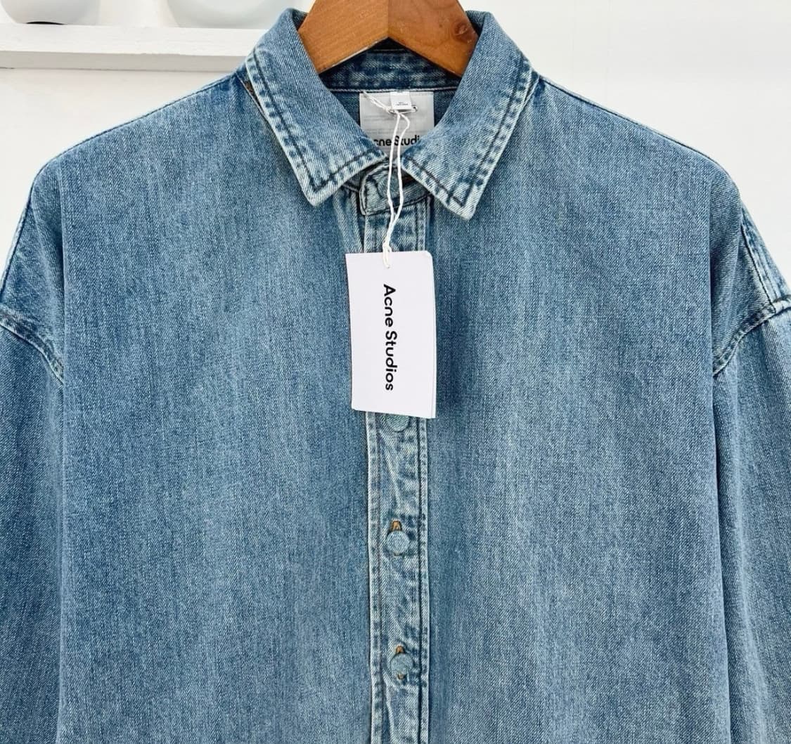아크네 스튜디오 아크네 버튼업 오버사이즈 데님 남여공용 상품이미지2