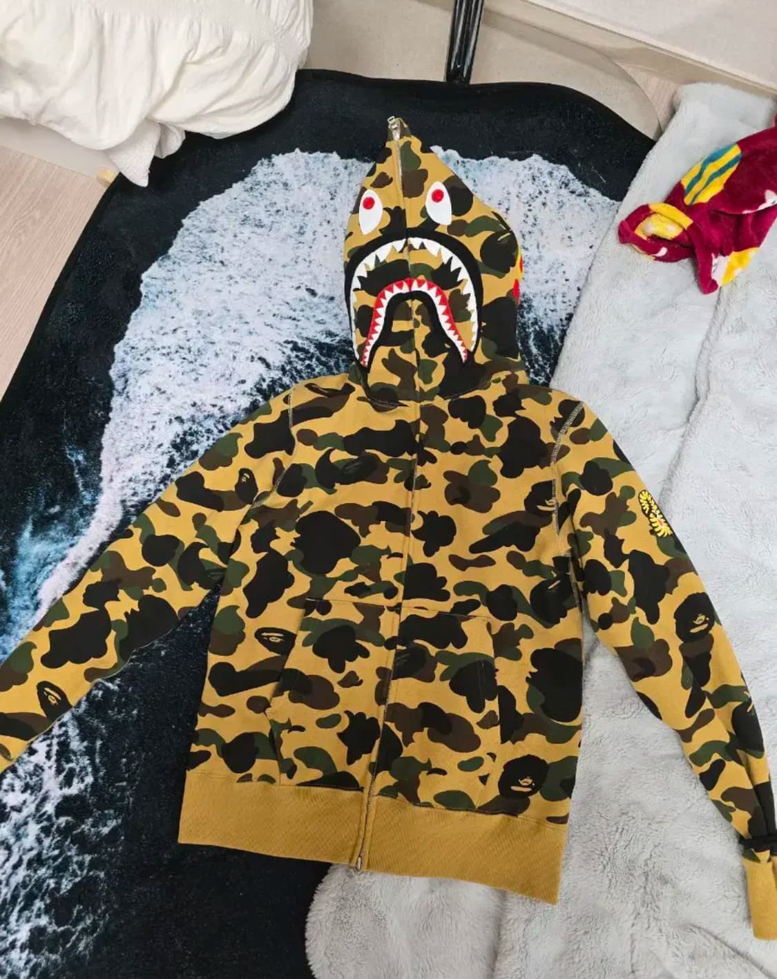 [S] 베이프 황계 후드집업 상품이미지1