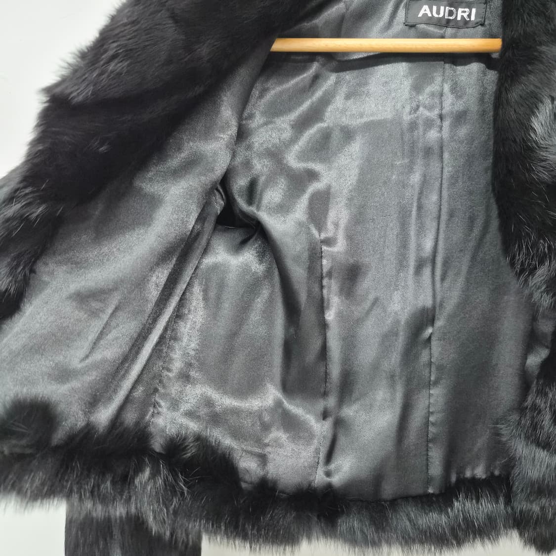 토끼털 블랙 크롭 퍼 자켓 여성 s 상품이미지5