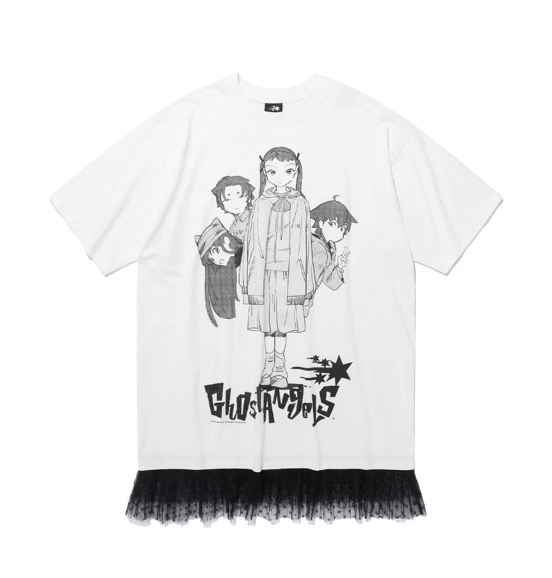 나이스고스트클럽 angels lace hem line big tee 상품이미지1