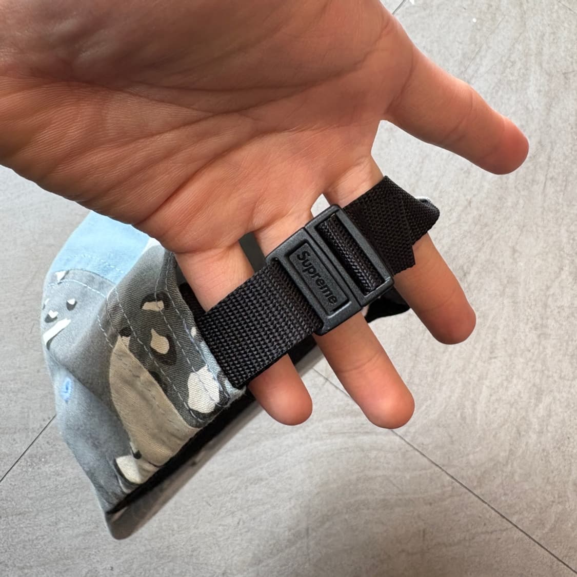 20Ss 슈프림 밀리터리 캠프 캡 블루 초코칩 카모 상품이미지6