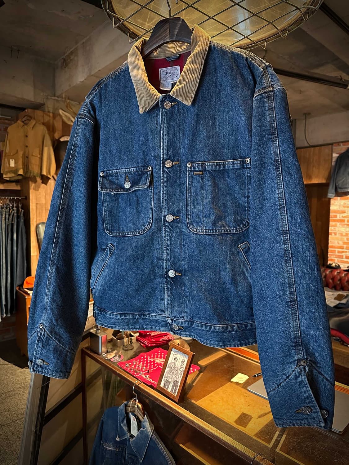  80s USA 빈티지 폴로 랄프로렌 덩가리 데님 자켓 상품이미지2