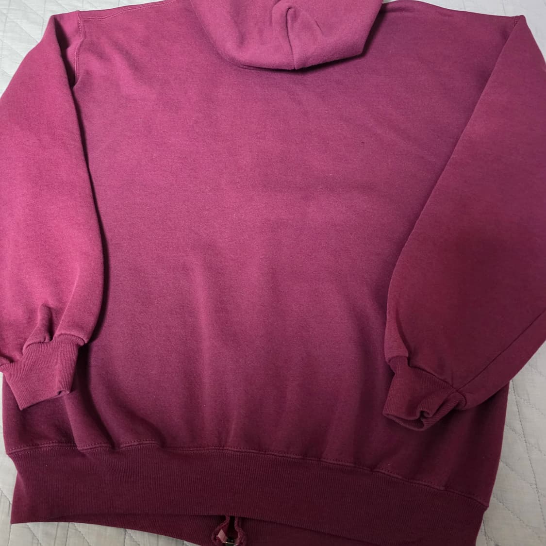 [XL] 90s 빈티지 러셀 애슬레틱 후드집업 퍼플/버건디 ver.홀 상품이미지6