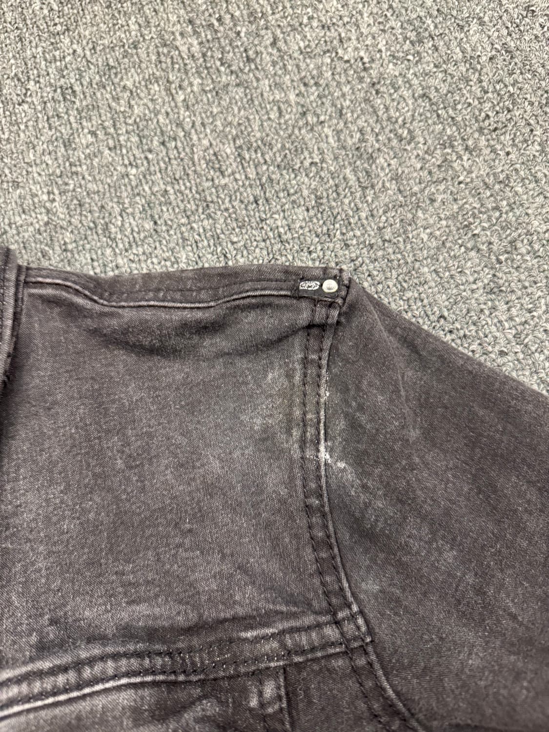 ECKO RAD 빈티지 여성 흑청 데님자켓 상품이미지3