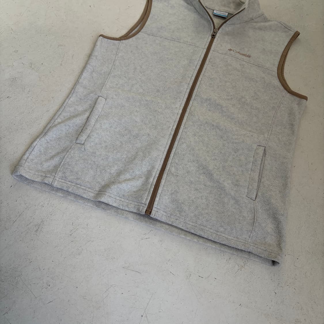컬럼비아 빈티지 플리스 집업 베스트 L 상품이미지3