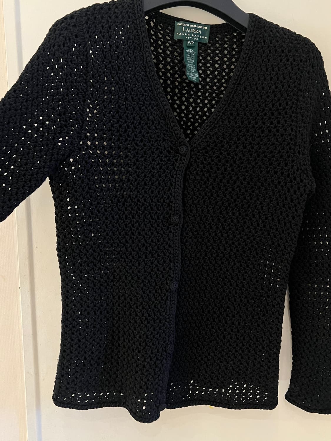 랄프로렌 쁘띠 크로쉐 가디건 상품이미지6