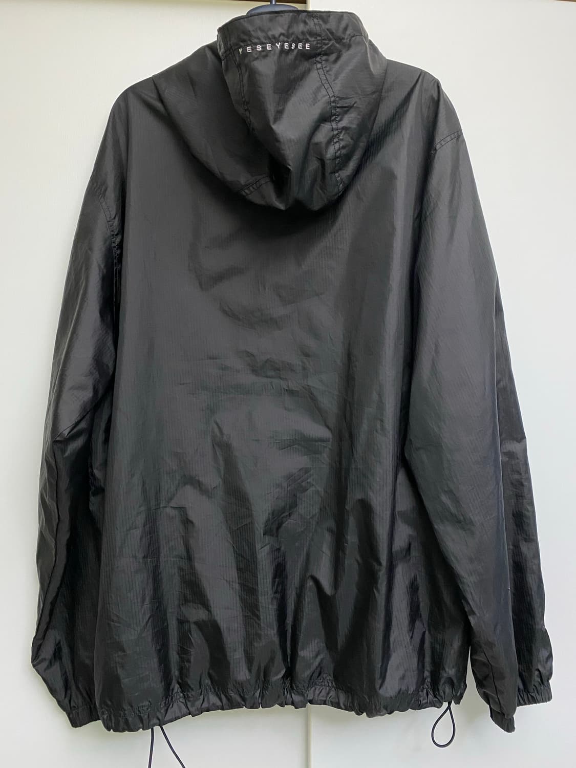 예스아이씨 바람막이 윈드브레이커 블랙 M 상품이미지8
