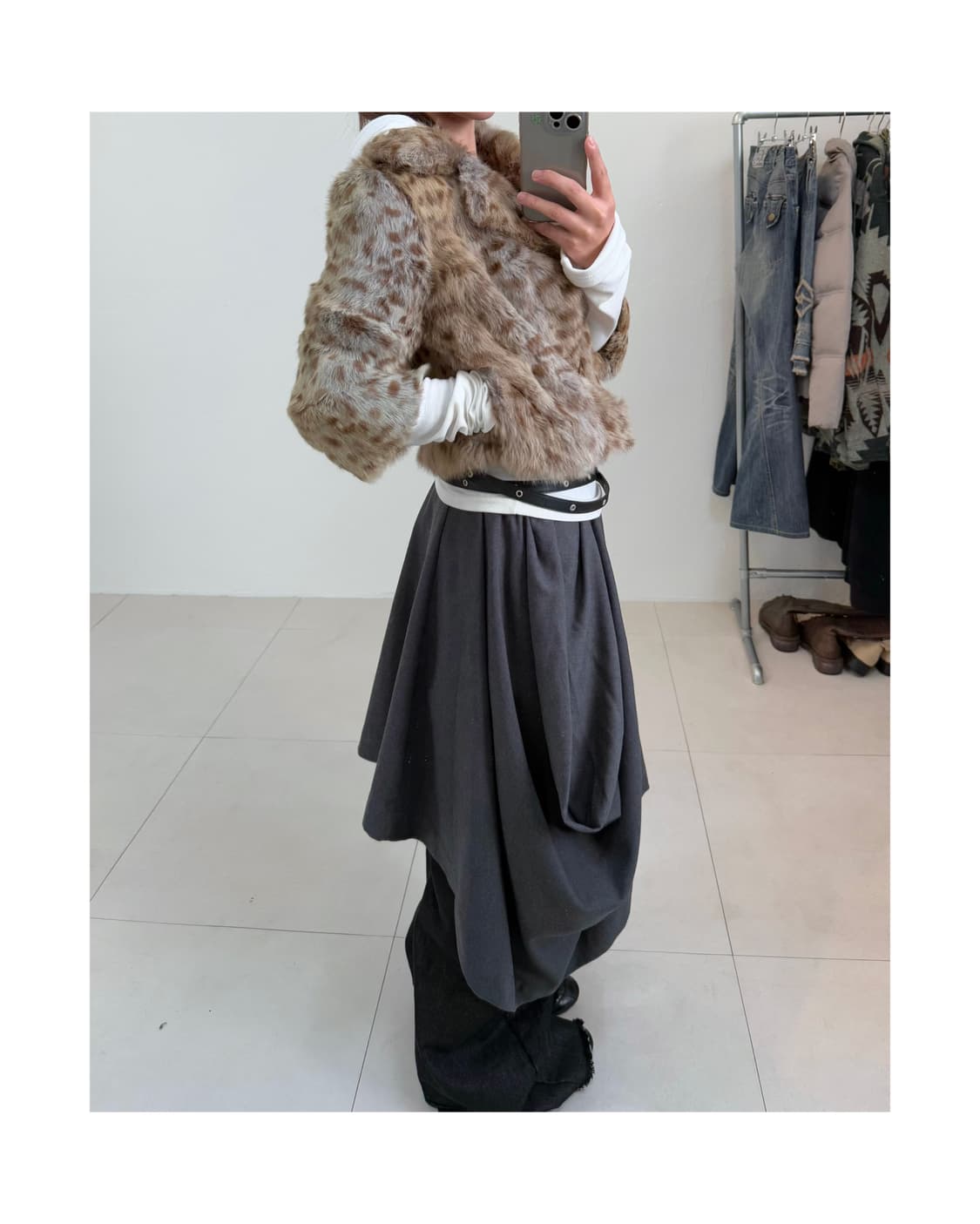 빈티지 래빗퍼 자켓 상품이미지3