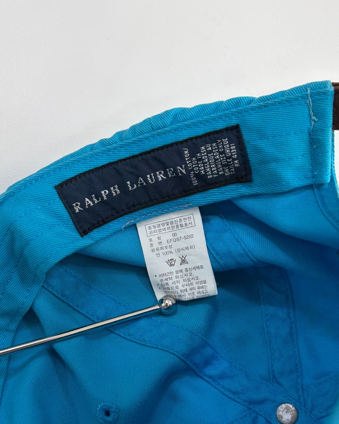 폴로 랄프로렌 클래식 코튼 치노 볼캡 스카이블루 상품이미지8