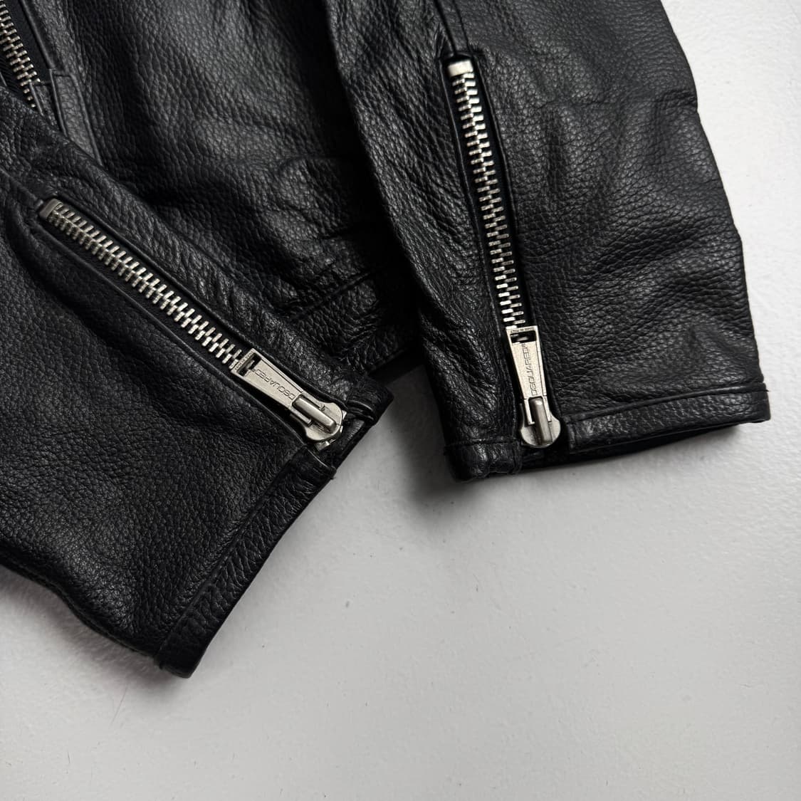 디스퀘어드 바이커 리얼레더 라이더 가죽 자켓 상품이미지6