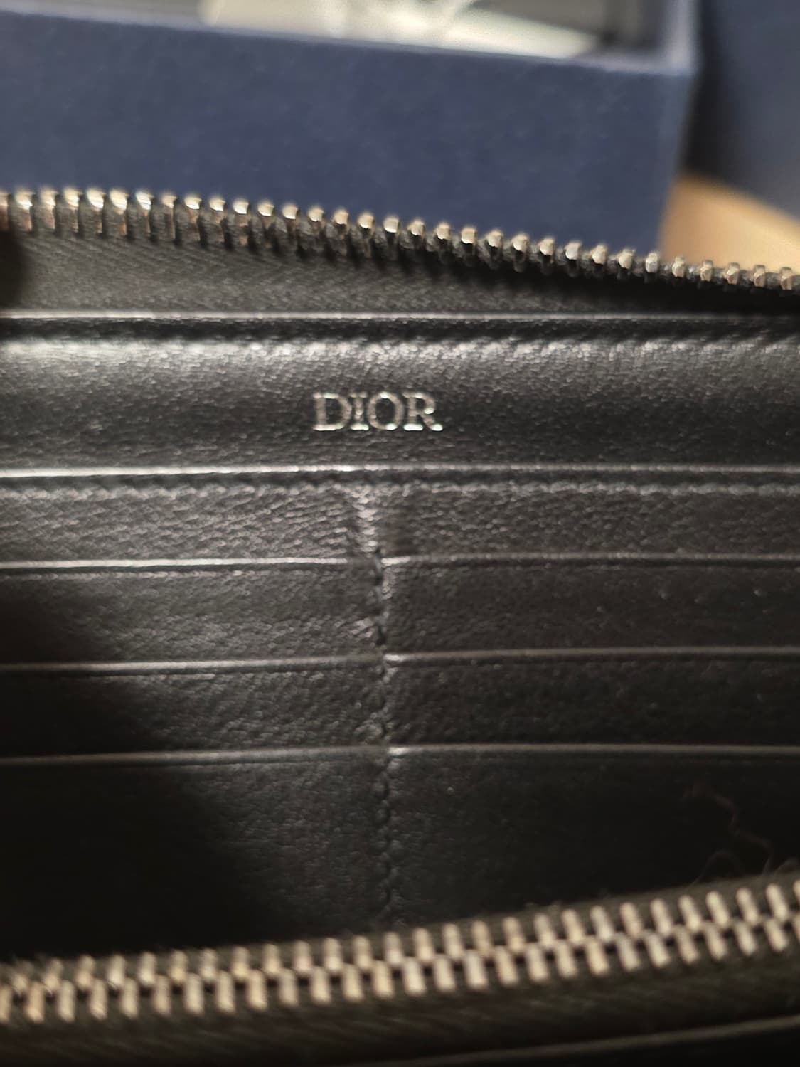 [풀구성] 디올 오블리크 지퍼 장지갑 베이지 지퍼돌이 상품이미지7