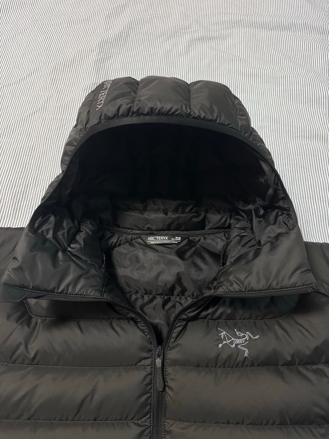 (크림/풀구성) 25fw 아크테릭스 세륨 후디 블랙 M 상품이미지5