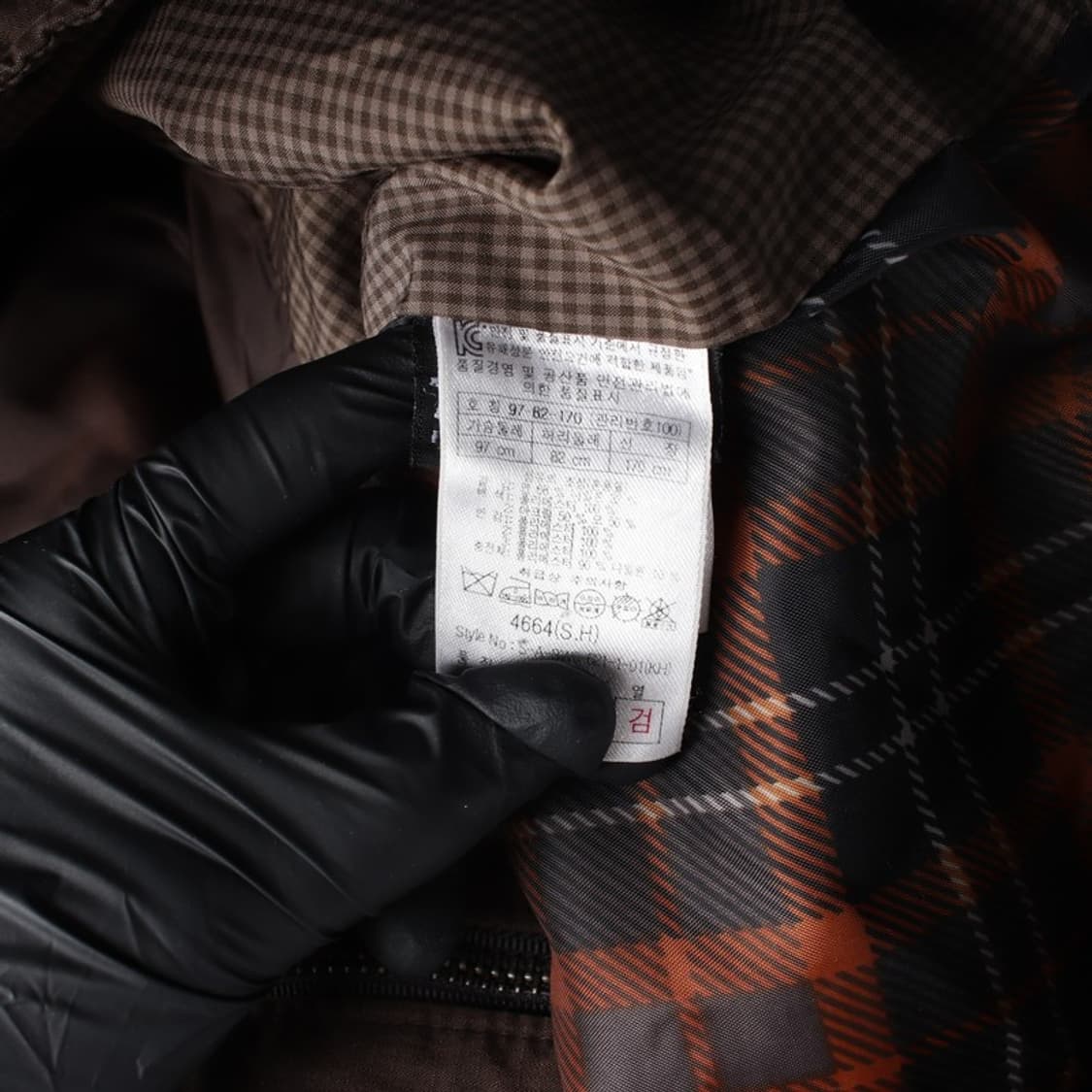 시리즈 딥 브라운 퀼팅 베스트 L 상품이미지7