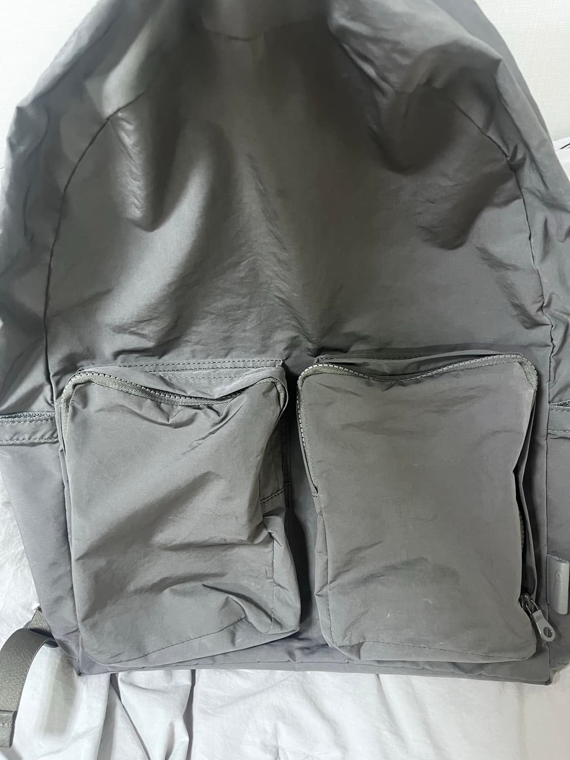 정가 43.5) 아미아칼바 스플릿 얀 백팩 그레이 상품이미지1