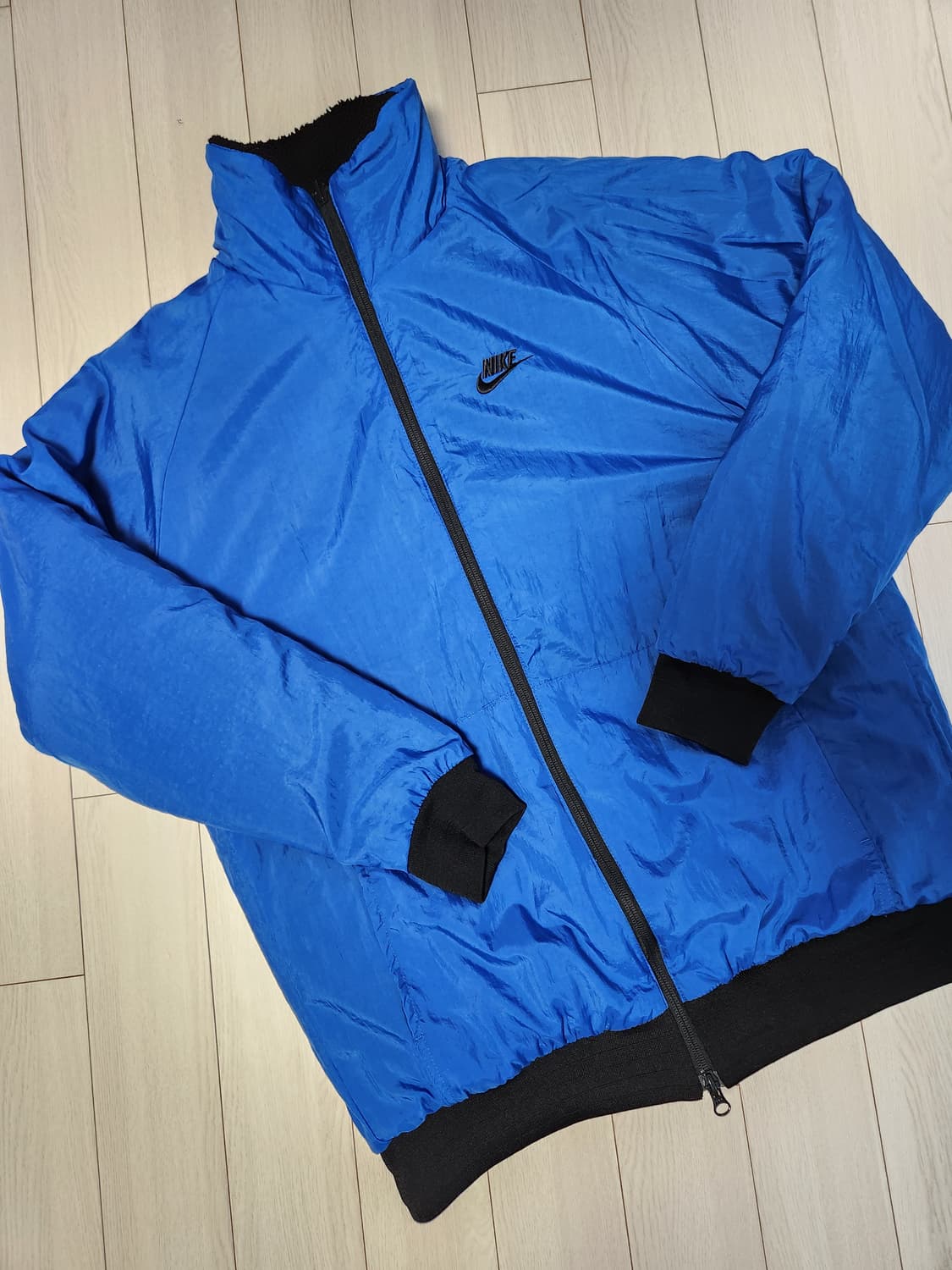 나이키 빅스우시 보아 플리스 풀집 재킷, 스우시 집업 리버시블 양면 자켓 상품이미지9