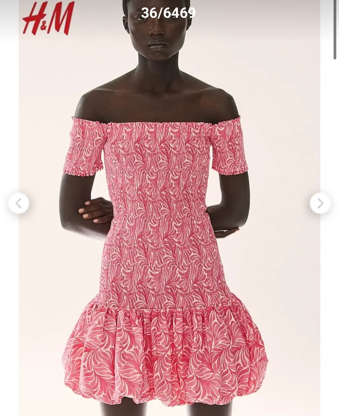 H&M 스모크 드레스 상품이미지1