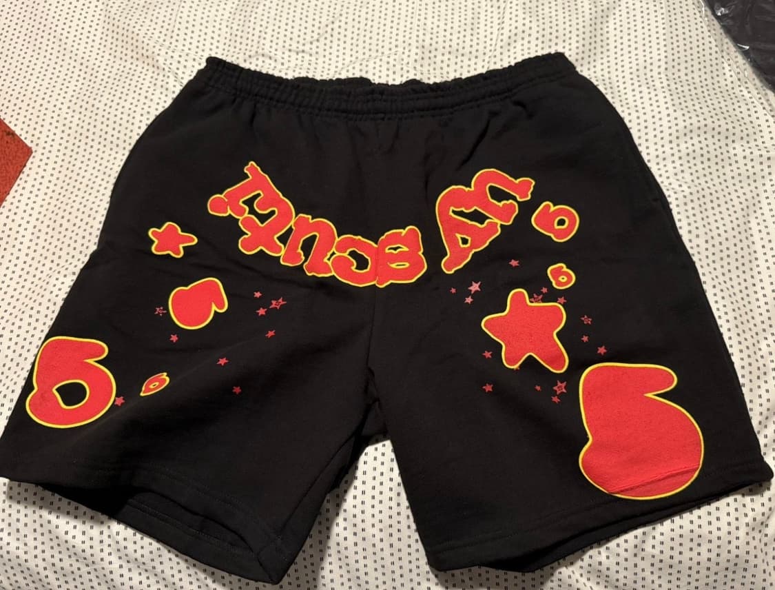 (M) 영떡 착용 스파이더 반바지 상품이미지1