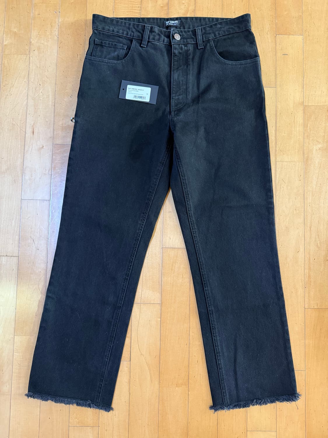 32size 라프시몬스 지퍼포켓 데님팬츠 상품이미지1