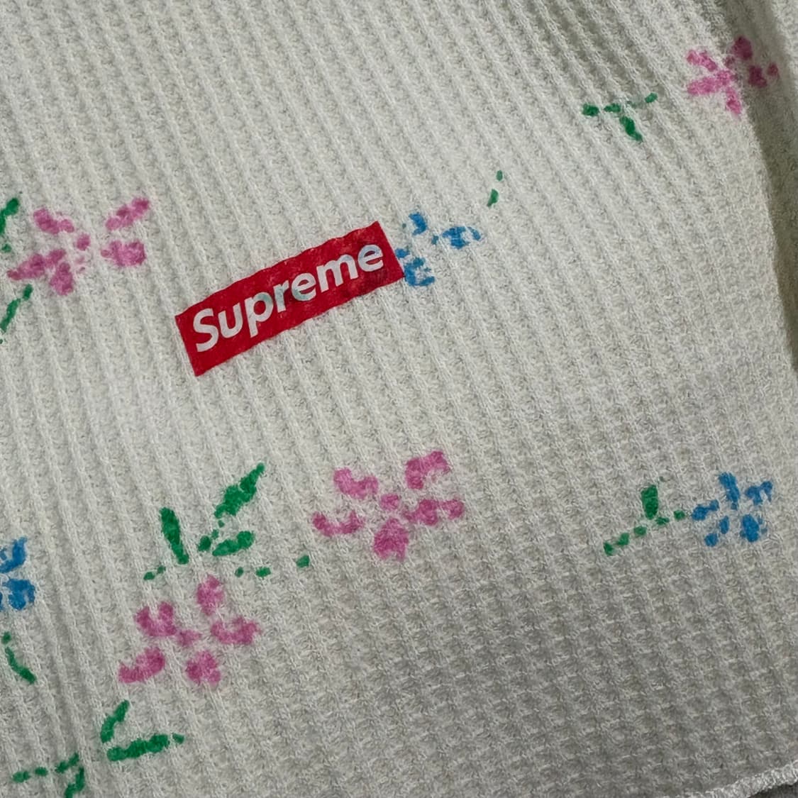 슈프림 헤인즈 본즈 써멀 크루 플로럴 상품이미지4
