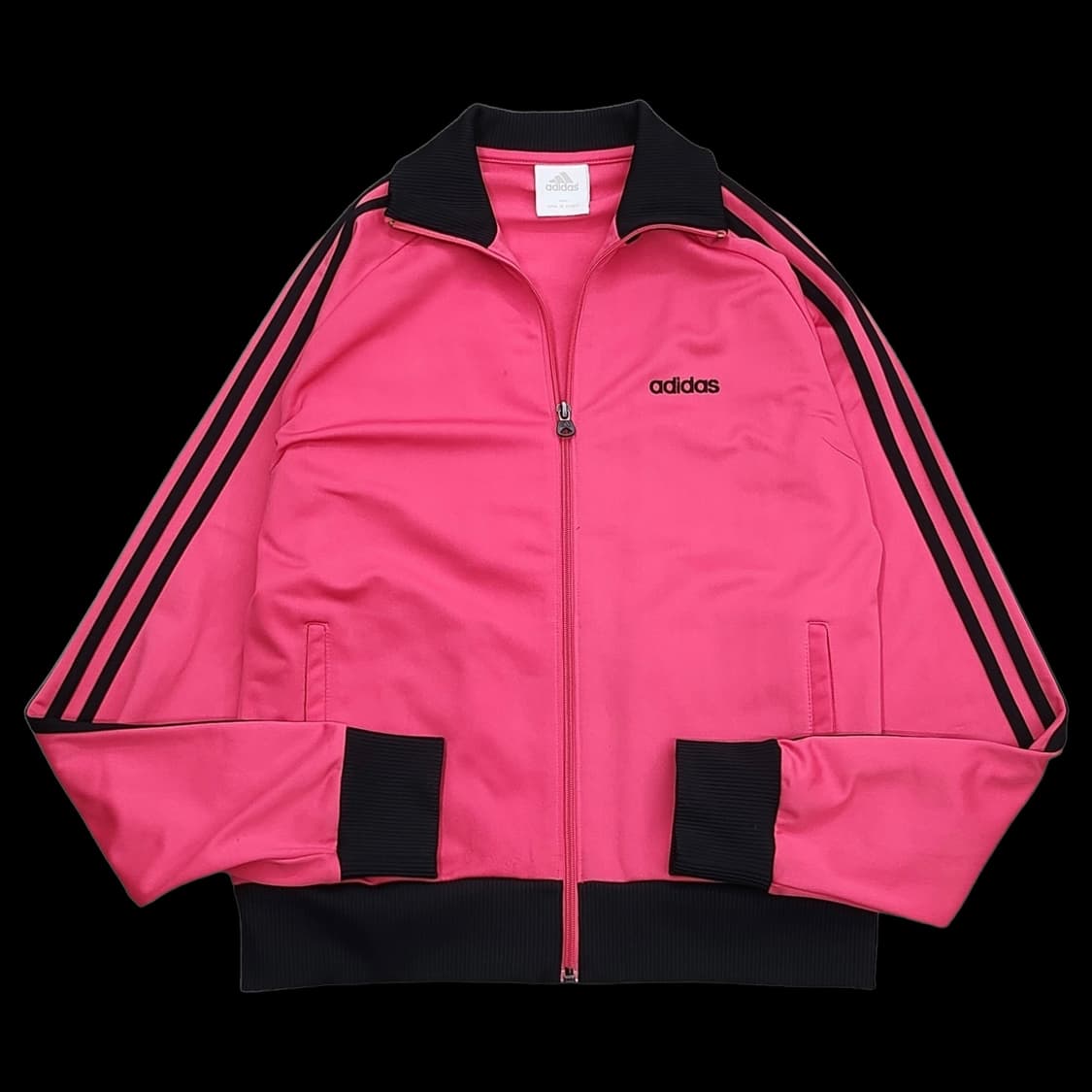 아디다스 빈티지 삼선 트랙탑 핑크 져지 상품이미지1