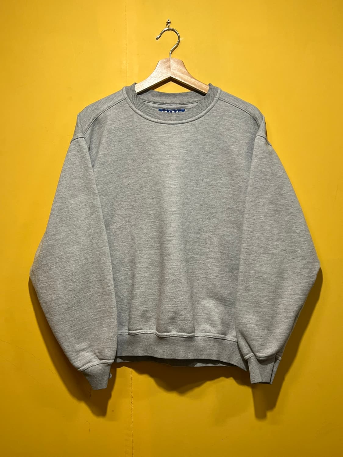 90's [L] 러셀 애슬레틱 플루마 헤더 그레이 맨투맨 빈티지 스웻셔츠 상품이미지1